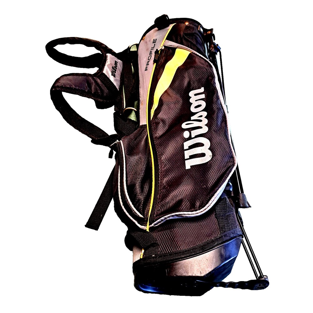 Wilson Profile Junior Golf Bag 4-Way Stand Carry Dual Strap 37" w/ Balls Youth